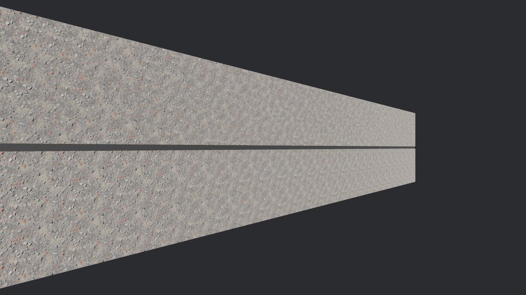 Rubble over sixty metres: the plain repeat below, the same maps anti-tiled above